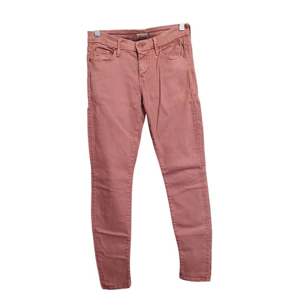 Mother Women's Size 27 The Looker Pop Old Rose Pink Jeans RARE